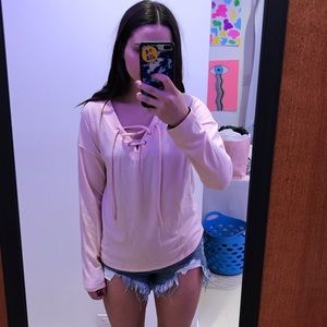 pink long sleeve